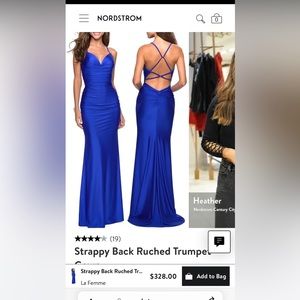 Royal Blue Evening Gown size 2